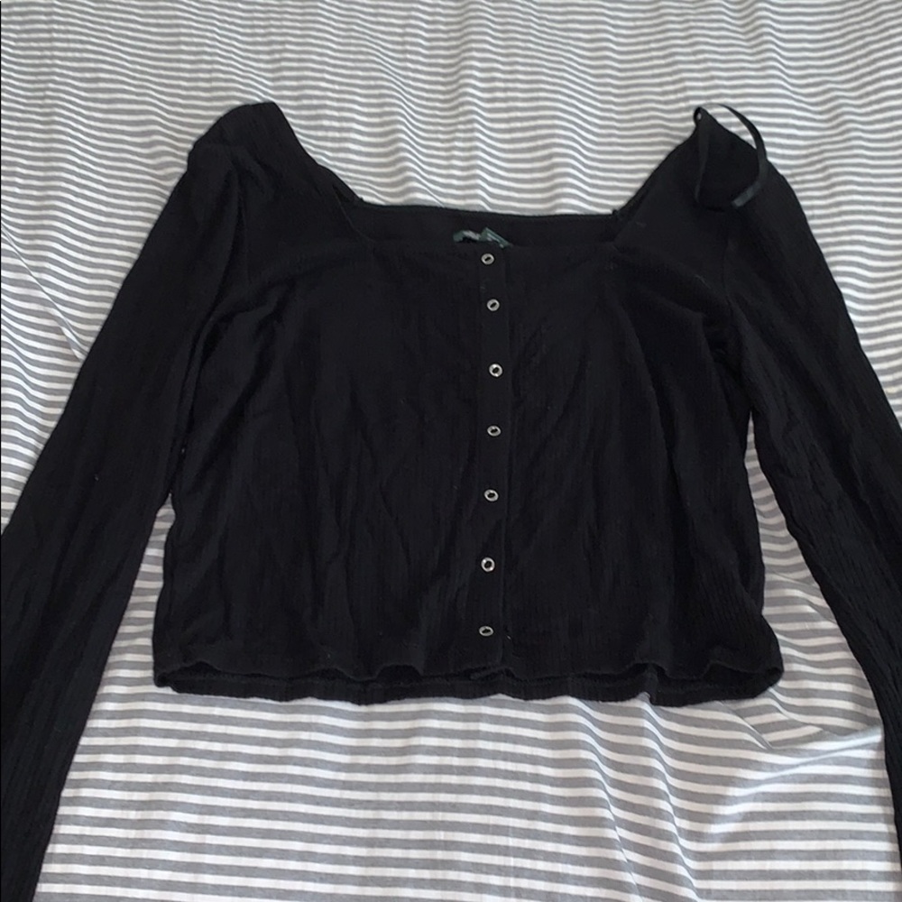 Women’s wild fable long sleeve crop top